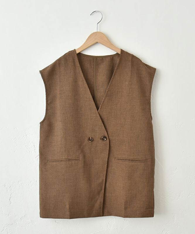  HUMS｜Vネックベスト [[HUM-057]][C]