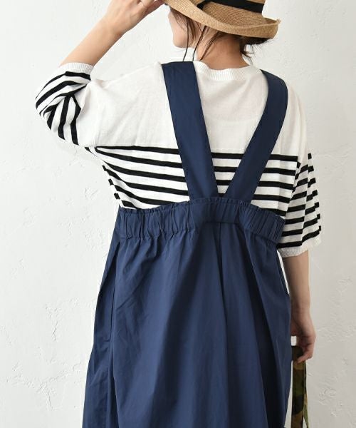 hagumu｜7分袖コットンニット [[MT-0457]][C]