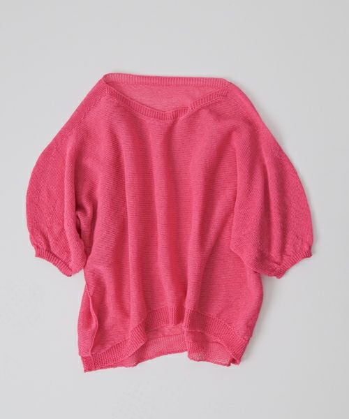 W｜和紙ニットプルオーバー