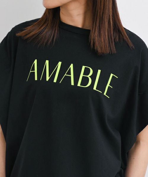 siro de labonte｜【日本製】AMABLE タックスリーブ Tshirt [[R513221
