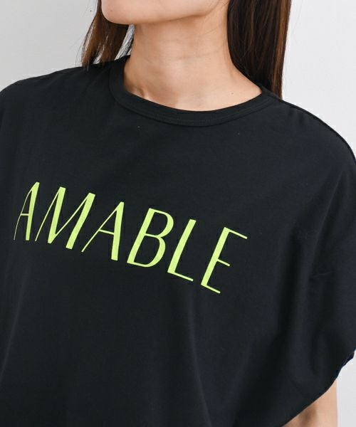 siro de labonte｜【日本製】AMABLE タックスリーブ Tshirt [[R513221