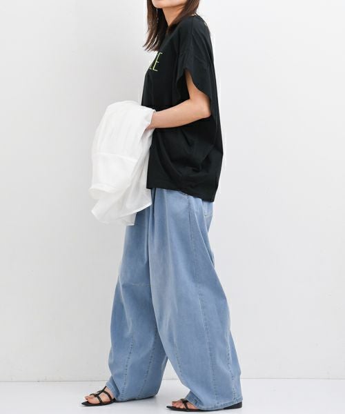 siro de labonte｜【日本製】AMABLE タックスリーブ Tshirt [[R513221