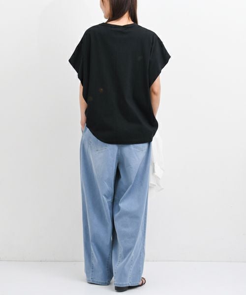 siro de labonte｜【日本製】AMABLE タックスリーブ Tshirt [[R513221