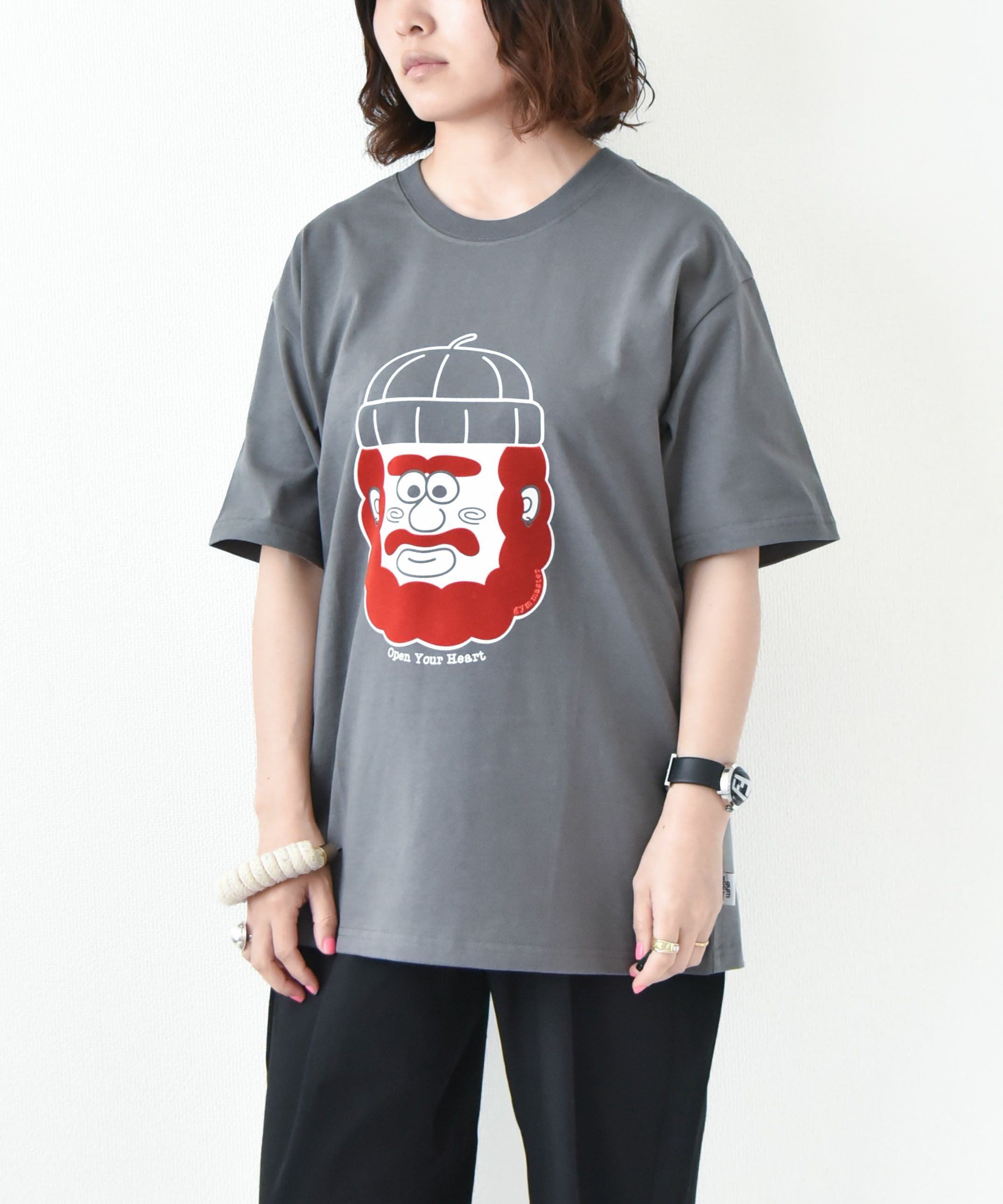 ジムマスター｜7.4oz open your heart Tee [[G521789]][D] | ma28