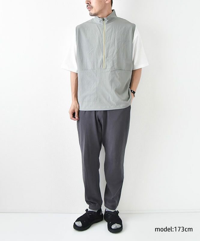 manual alphabet｜DOT AIR HALF ZIP VEST [[MA-J-407]][D]