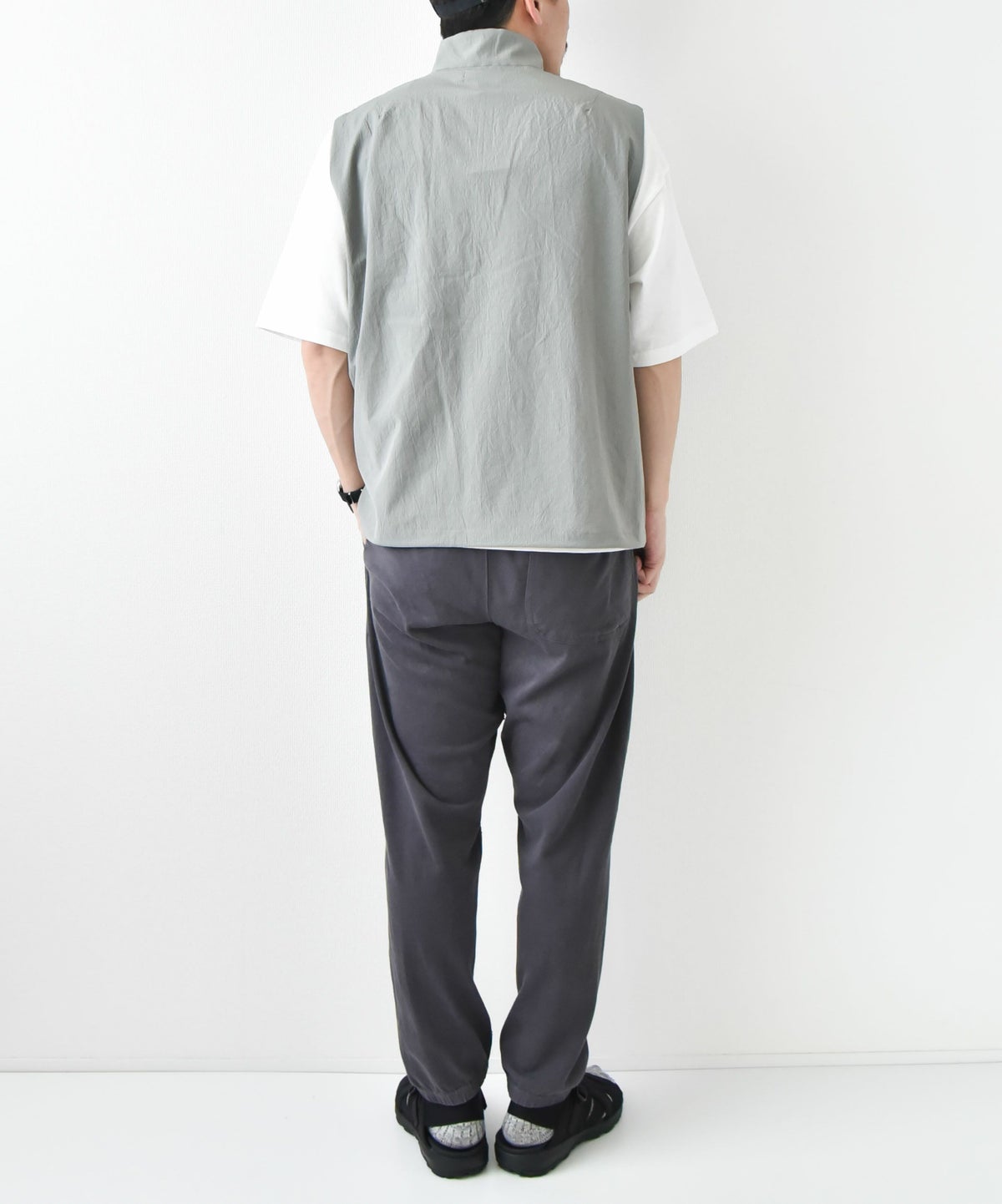 manual alphabet｜DOT AIR HALF ZIP VEST [[MA-J-407]][D]