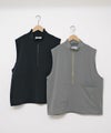 manual alphabet｜DOT AIR HALF ZIP VEST [[MA-J-407]][D]