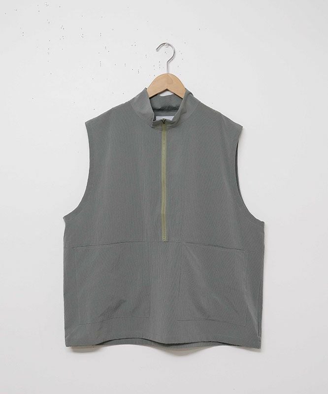 manual alphabet｜DOT AIR HALF ZIP VEST [[MA-J-407]][D]