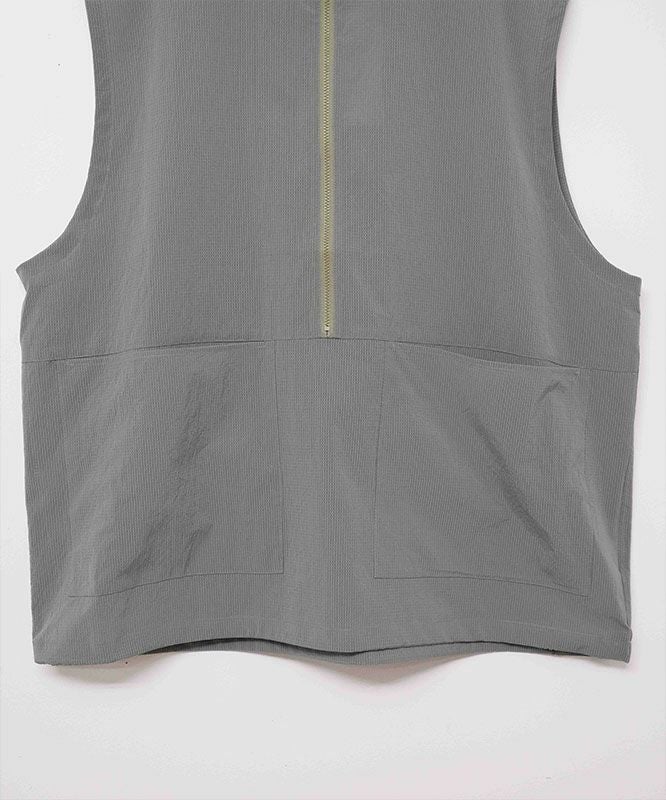 manual alphabet｜DOT AIR HALF ZIP VEST [[MA-J-407]][D]