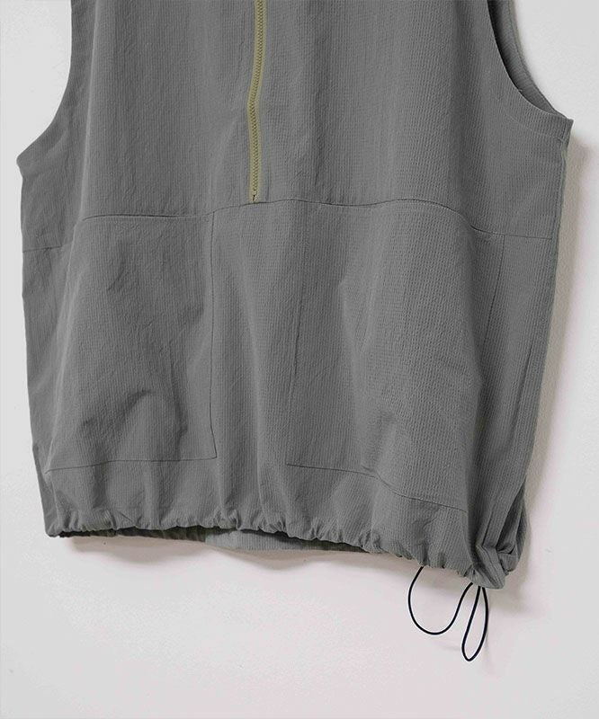 manual alphabet｜DOT AIR HALF ZIP VEST [[MA-J-407]][D]