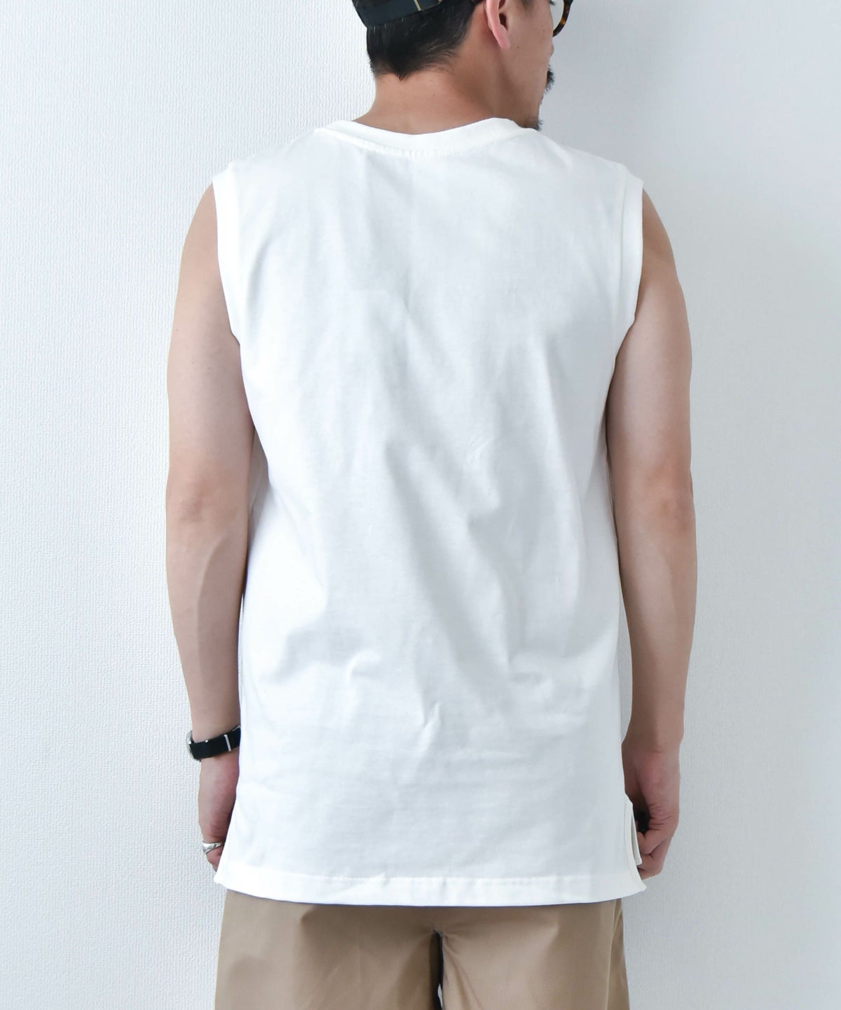 Audience｜サイドスリットノースリーブTシャツ [[AUD6636]][D]