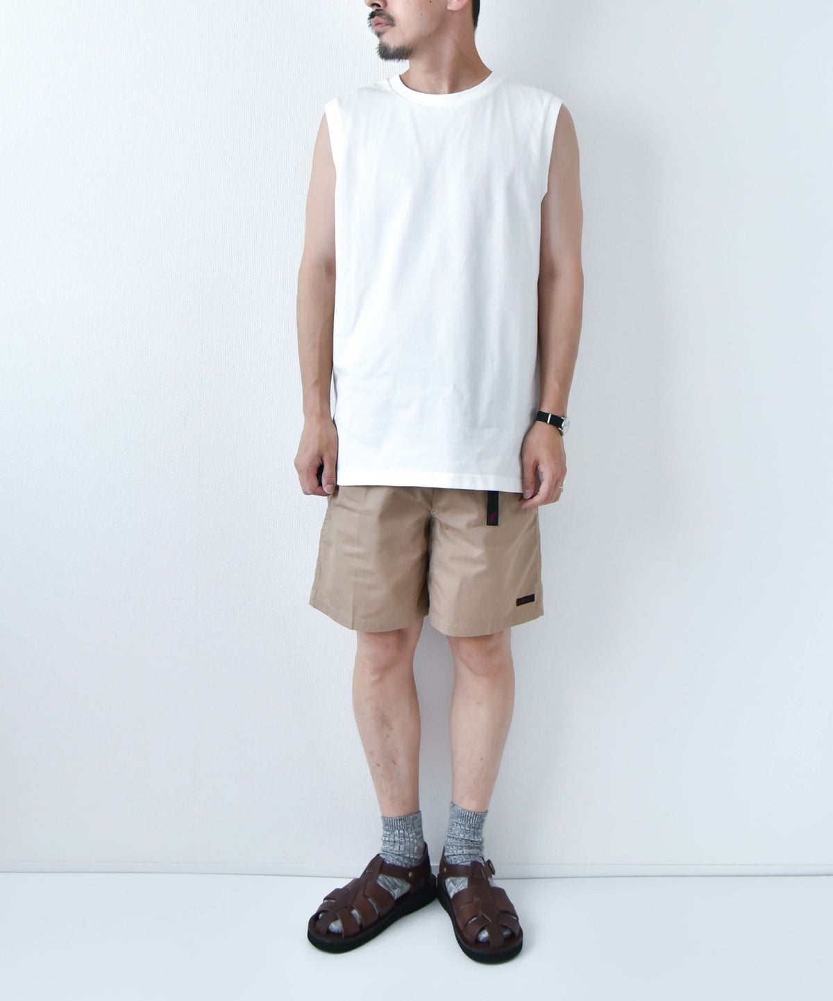 Audience｜サイドスリットノースリーブTシャツ [[AUD6636]][D]