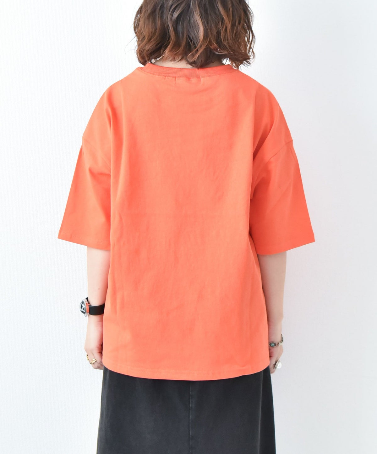 KAKELA&TRANQUIL｜刺繍ロゴクルーT [[12503-171-10]][D]