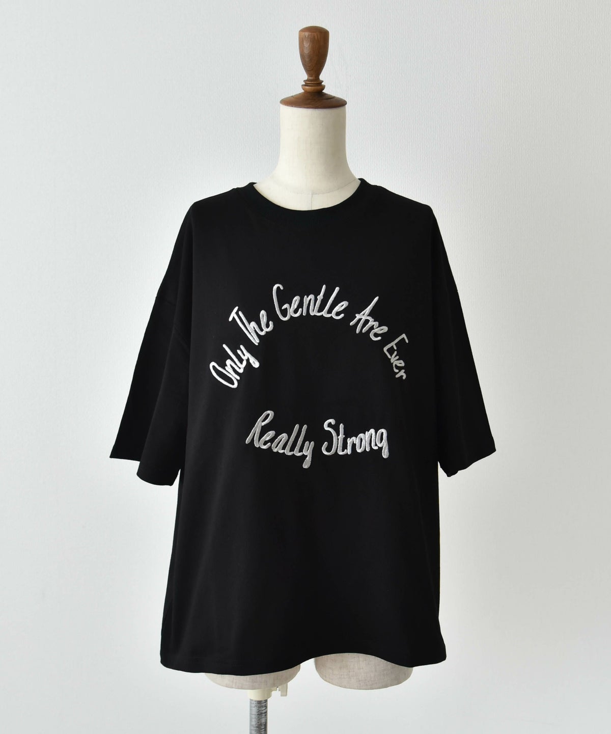 KAKELA&TRANQUIL｜刺繍ロゴクルーT [[12503-171-10]][D]