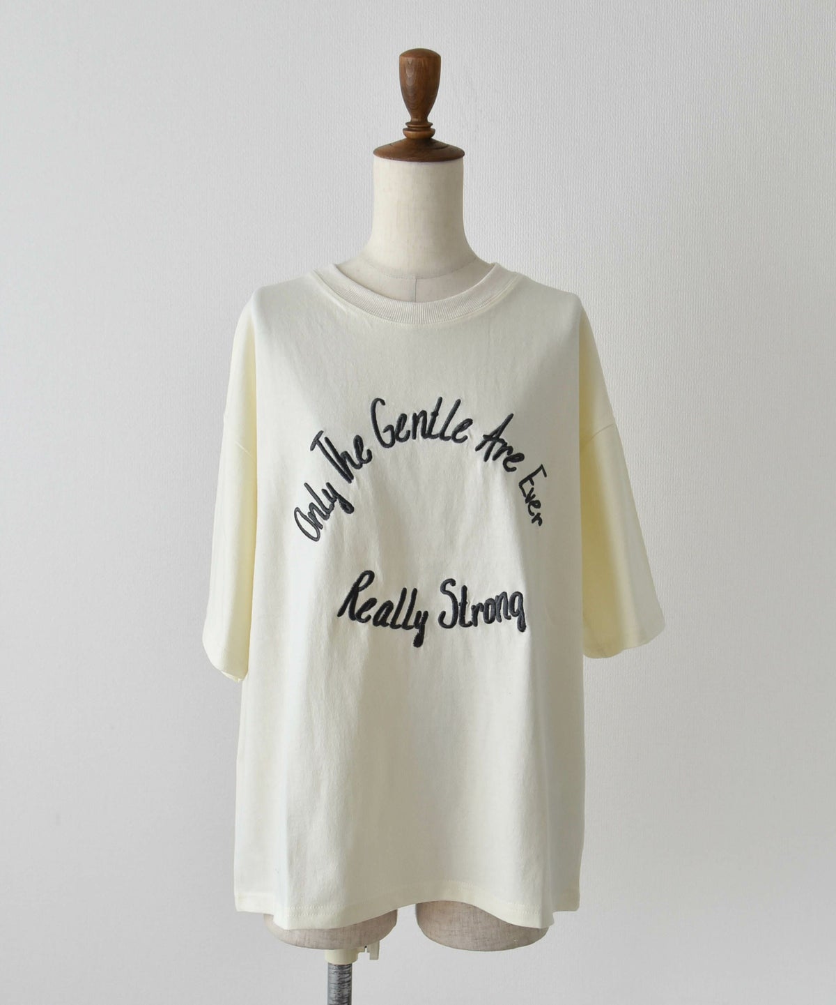 KAKELA&TRANQUIL｜刺繍ロゴクルーT [[12503-171-10]][D]