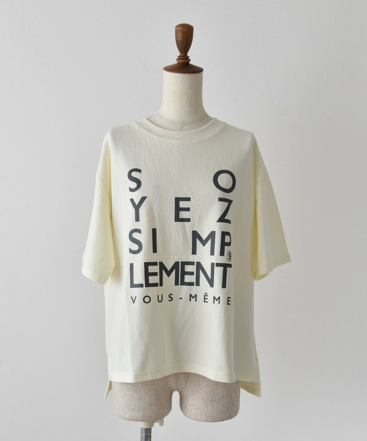 KAKELA&TRANQUIL｜ロゴプリントクルーT [[12503-172-10]][D]