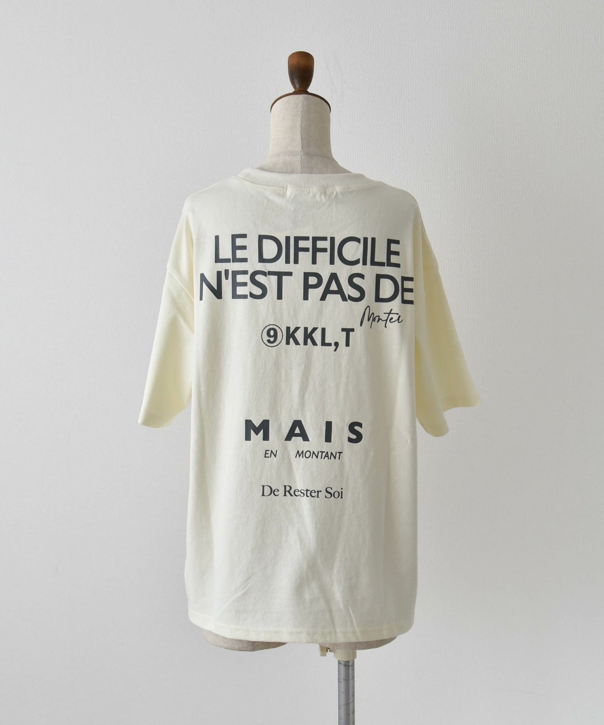 KAKELA&TRANQUIL｜ロゴプリントクルーT [[12503-172-10]][D]