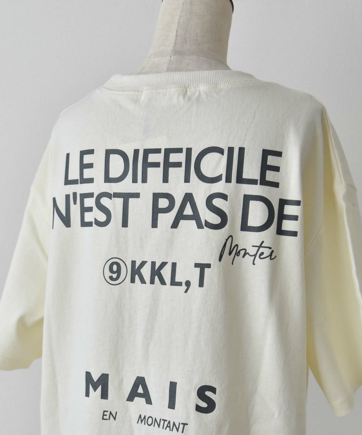 KAKELA&TRANQUIL｜ロゴプリントクルーT [[12503-172-10]][D]