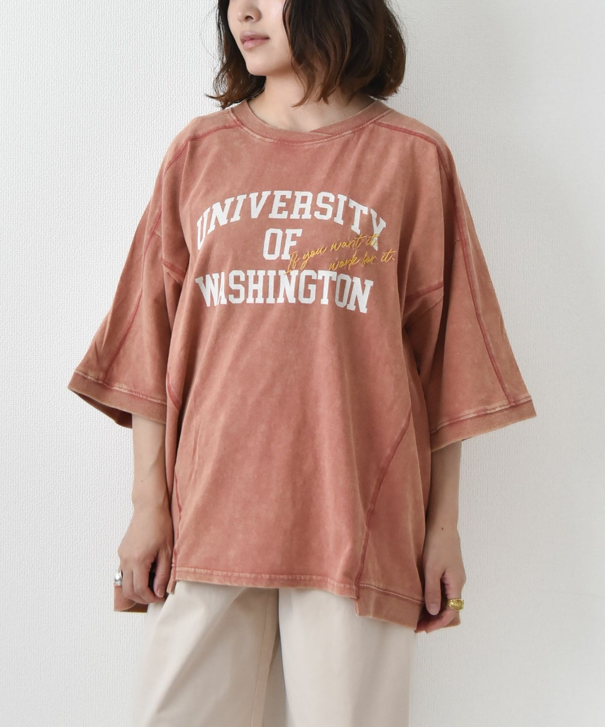  day standard｜ロゴ刺繍カットソー [[K52036-28]][D]