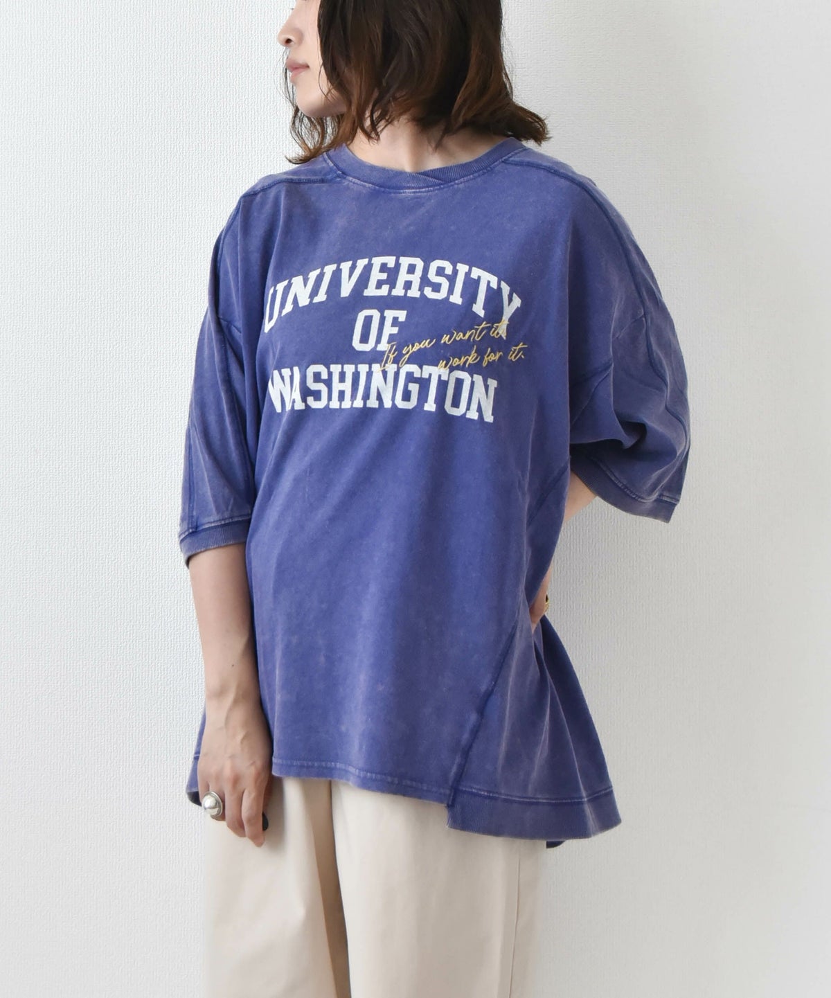  day standard｜ロゴ刺繍カットソー [[K52036-28]][D]