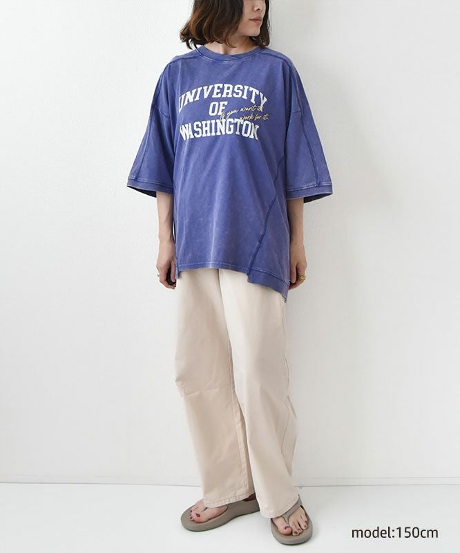  day standard｜ロゴ刺繍カットソー [[K52036-28]][D]