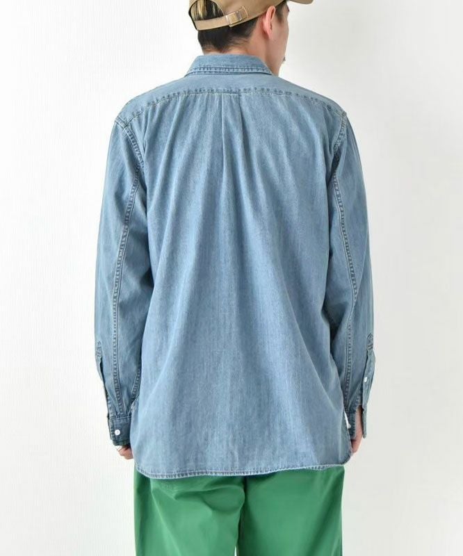 day standard｜レギュラーカラーデニムシャツ [[day-018]][D]