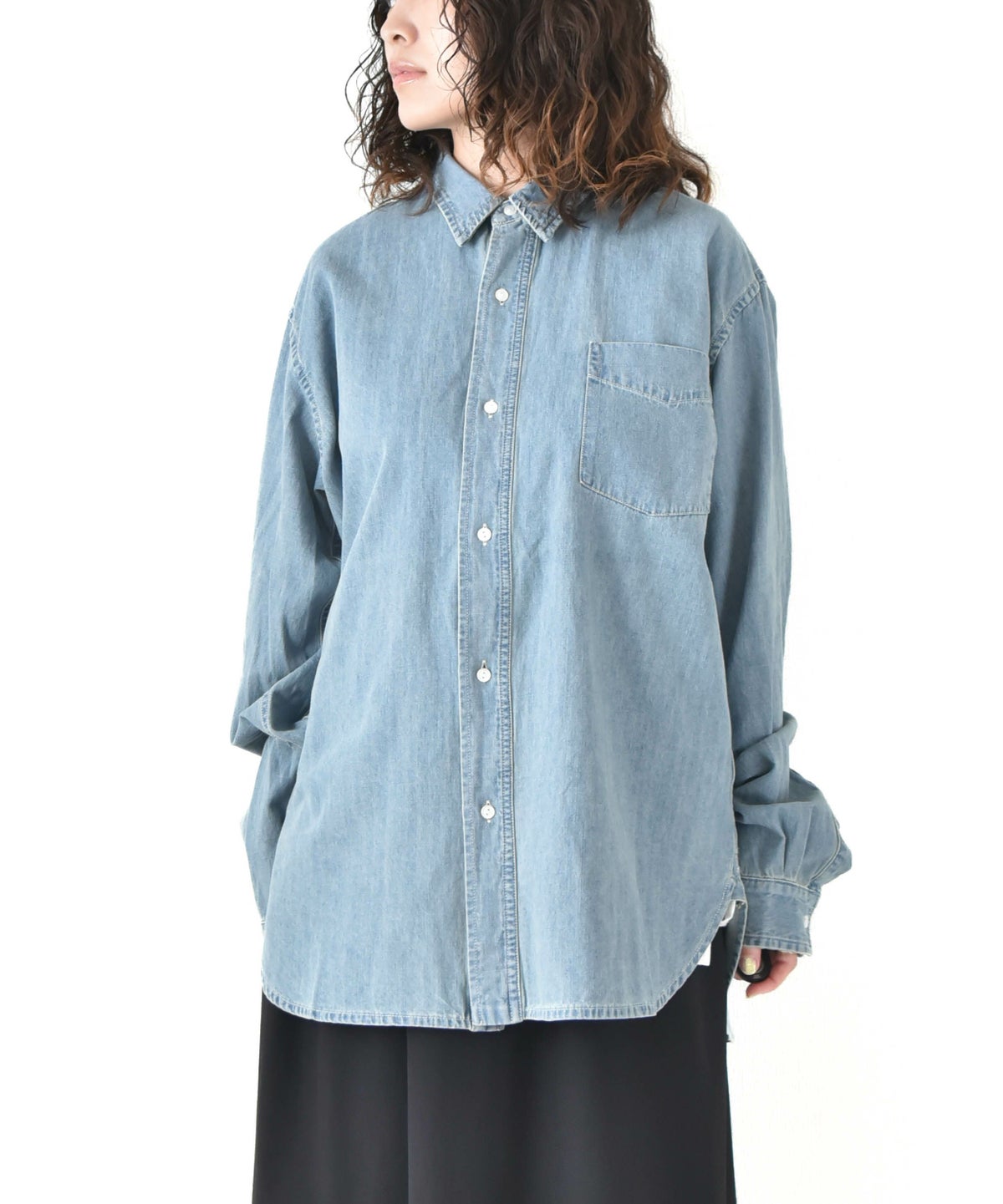 day standard｜レギュラーカラーデニムシャツ [[day-018]][D]