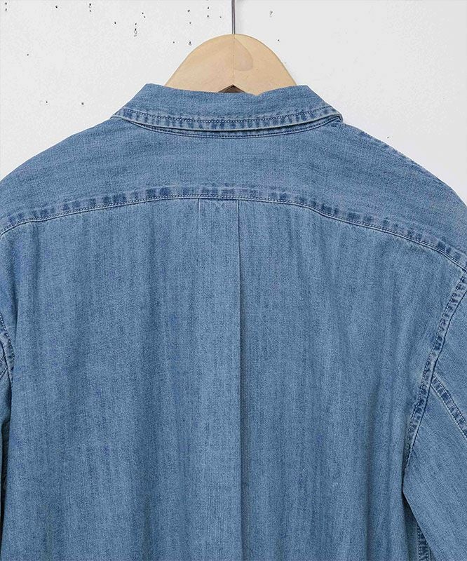 day standard｜レギュラーカラーデニムシャツ [[day-018]][D]