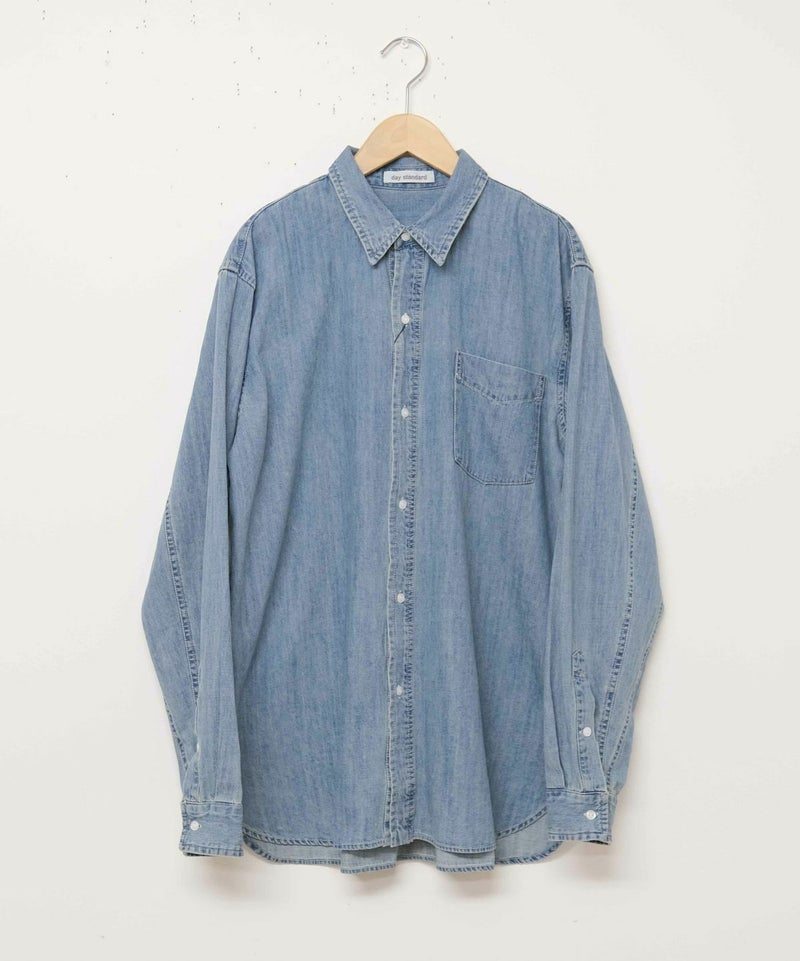 day standard｜レギュラーカラーデニムシャツ [[day-018]][D]