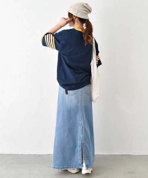 Champion｜プリントロゴリンガーTシャツ [[C3-B331]][C]