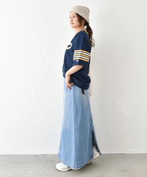 Champion｜プリントロゴリンガーTシャツ [[C3-B331]][C]