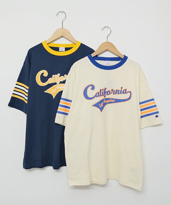 Champion｜プリントロゴリンガーTシャツ [[C3-B331]][C]