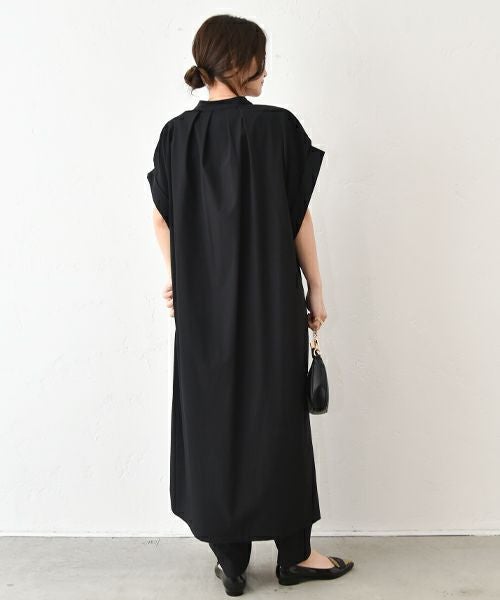 HUMS｜ワイドスリーブシャツワンピース [[WHU001]][C]