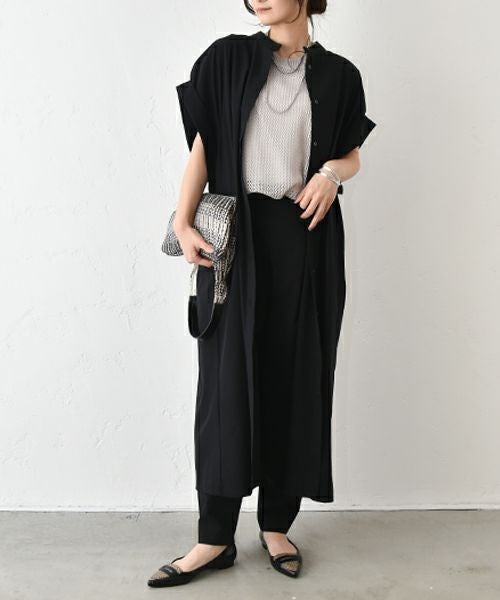 HUMS｜ワイドスリーブシャツワンピース [[WHU001]][C]