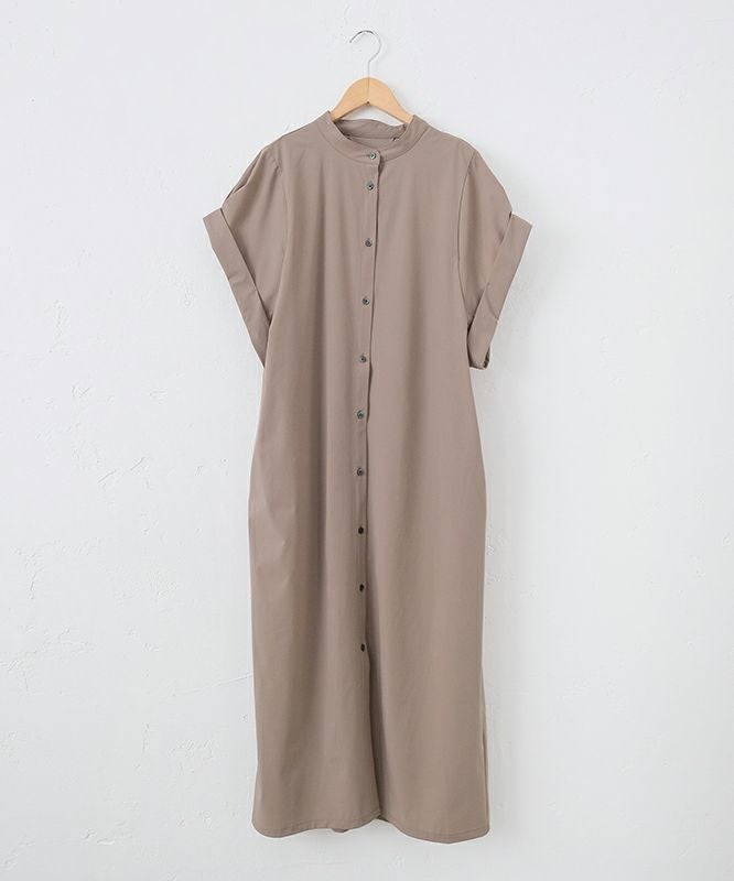 HUMS｜ワイドスリーブシャツワンピース [[WHU001]][C]