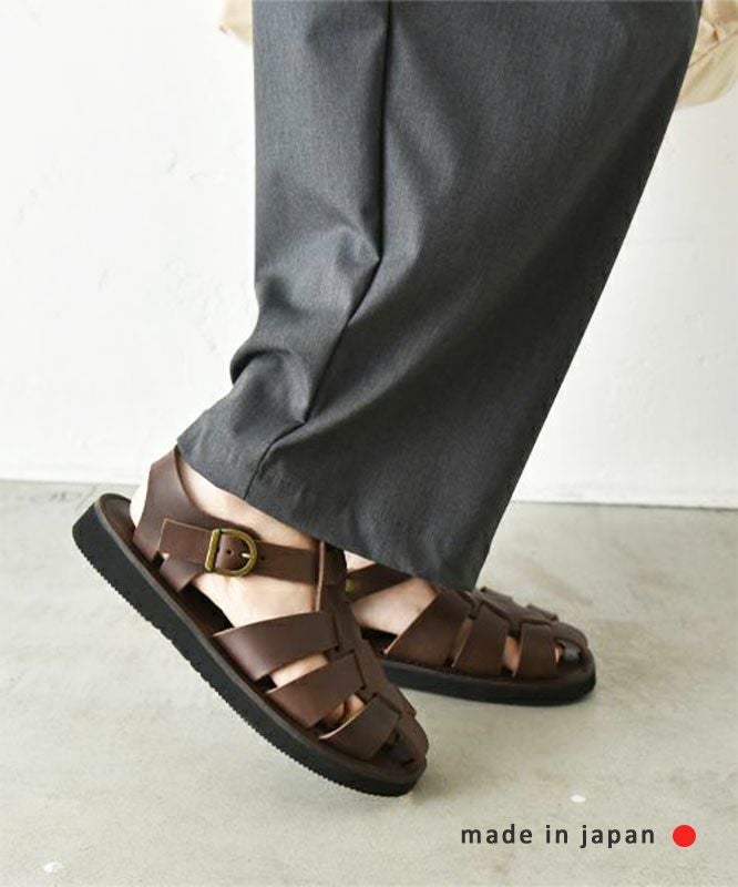 Organic Handloom｜レザーグルカサンダル [[OH002208]][C]