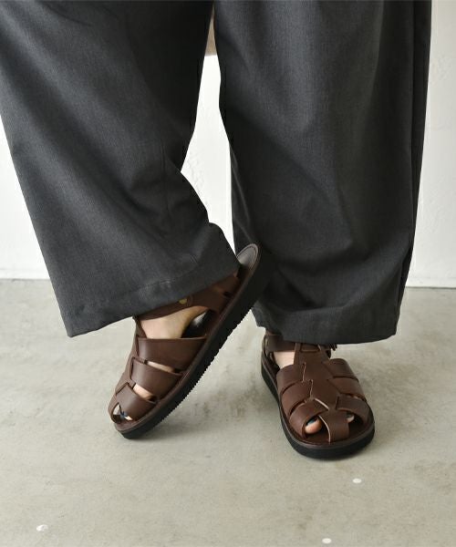 Organic Handloom｜レザーグルカサンダル [[OH002208]][C]