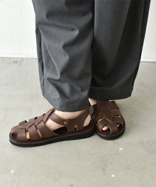 Organic Handloom｜レザーグルカサンダル [[OH002208]][C]