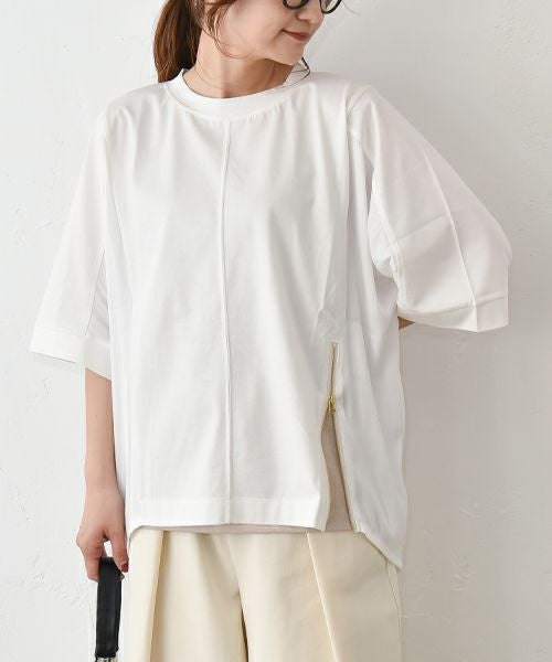 HUMS｜アシンメトリージッププルオーバー [[RNK-2552]][C]