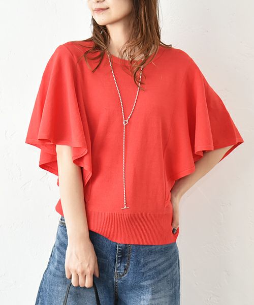 HUMS｜フレアスリーブニット [[RNK-2553]][C]