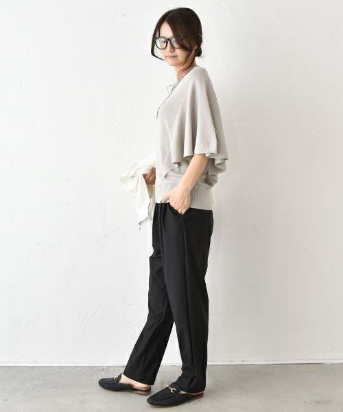 HUMS｜フレアスリーブニット [[RNK-2553]][C]