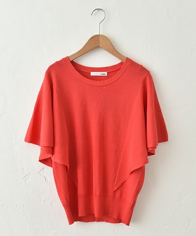 HUMS｜フレアスリーブニット [[RNK-2553]][C]