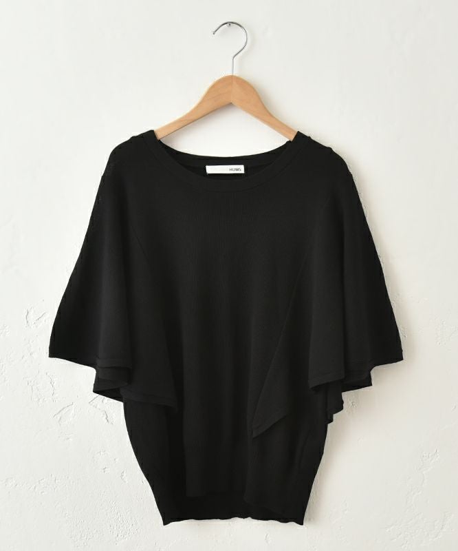 HUMS｜フレアスリーブニット [[RNK-2553]][C]