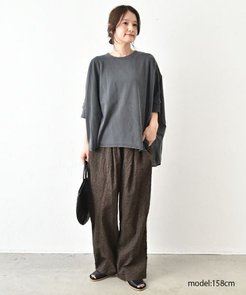 HEAVENLY｜異素材ドッキングカットソー [[2525144]][C]