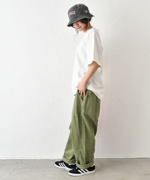 Gives a sense of fullment｜天竺刺繍Tee [[652003]][C]