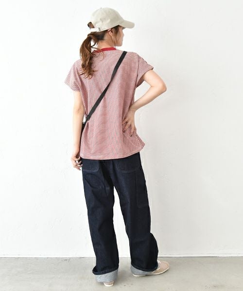 and quarter｜フレンチスリーブTee [[852405]][C]