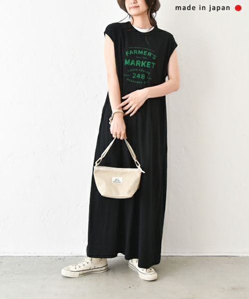 her.｜フロッキープリントノースリーブワンピース [[3252C-906]][C