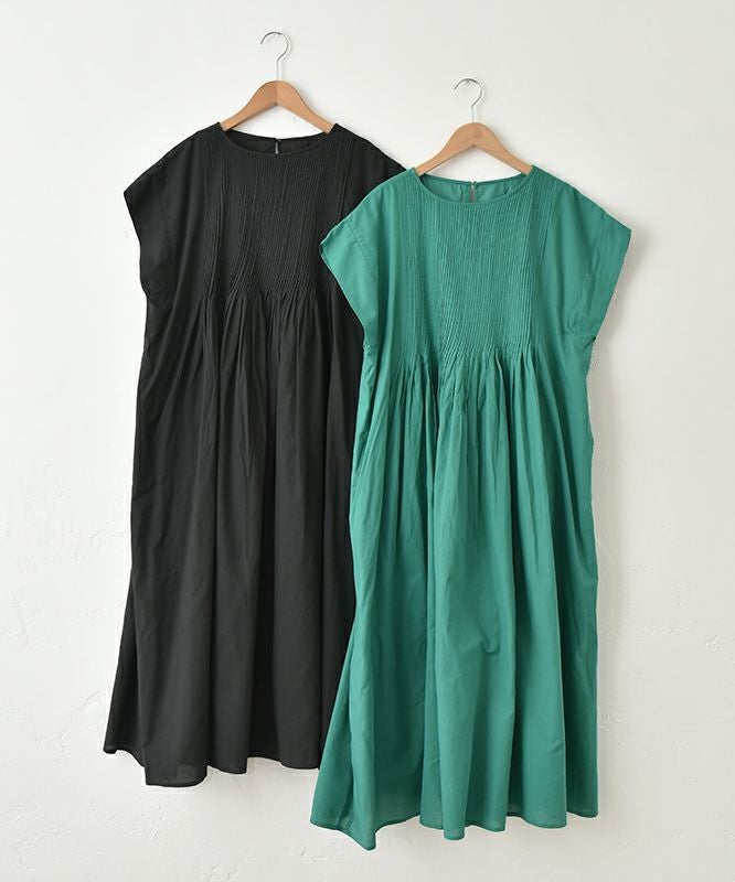 HUMS｜ボイルピンタックワンピース [[WOA2592]][C]