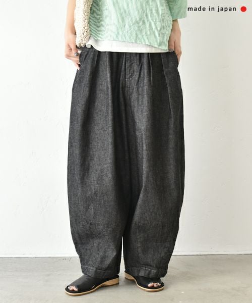 HARVESTY｜サーカスパンツ [[A12410-BLK(O/W)]][C]