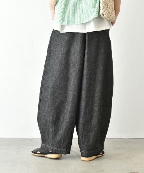 HARVESTY｜サーカスパンツ [[A12410-BLK(O/W)]][C]